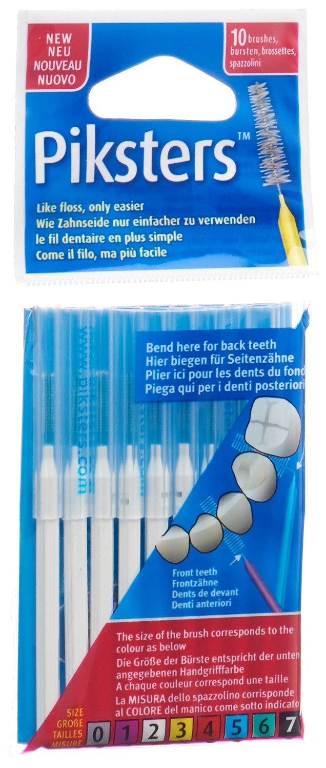PIKSTERS Brosse Interdentaire 2mm 10 Pièces | Hygiène Dentaire Efficace