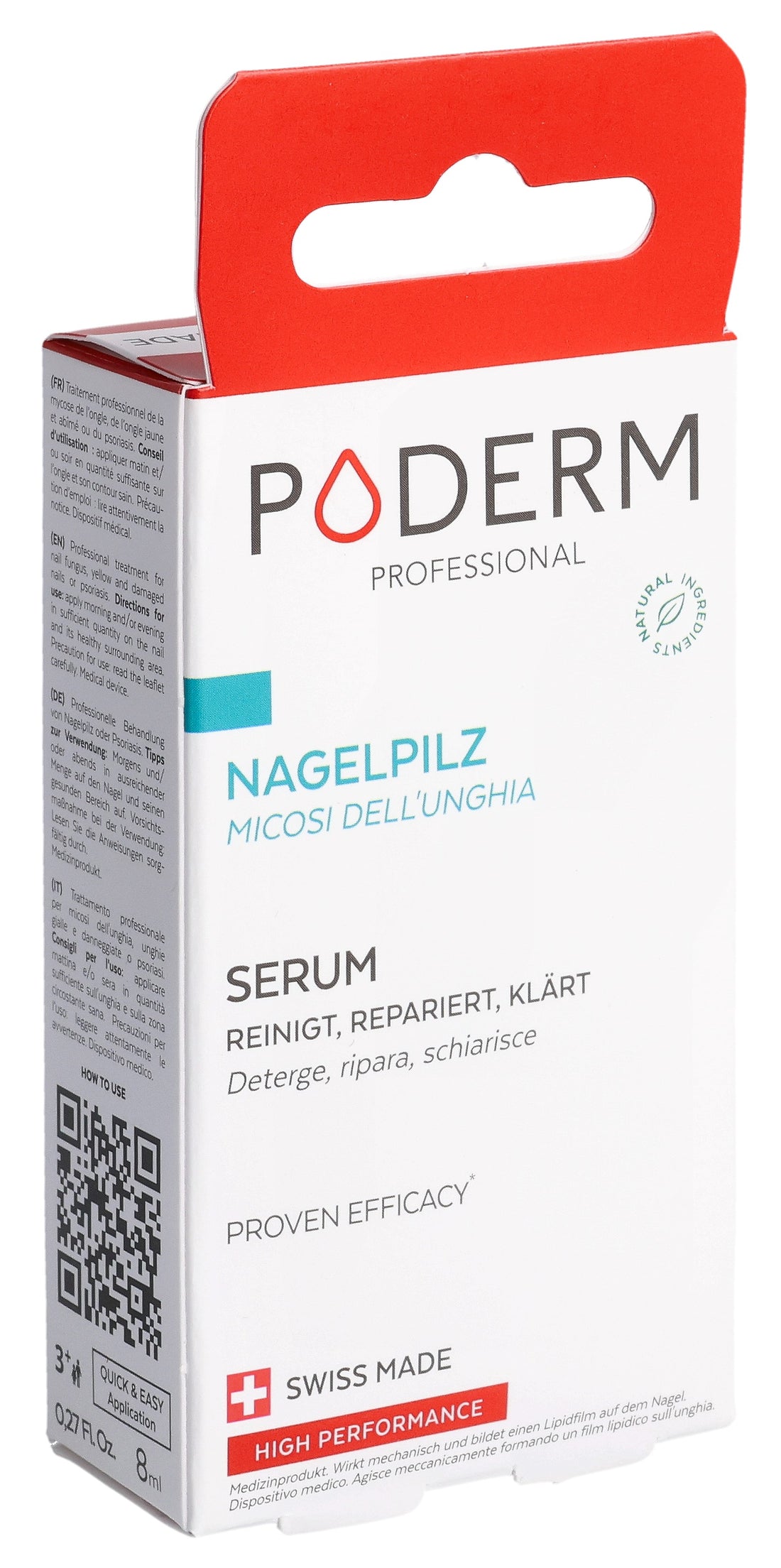 PODERM Huile Sérum Ongles Purifiante Soin Fongique | 8 ml