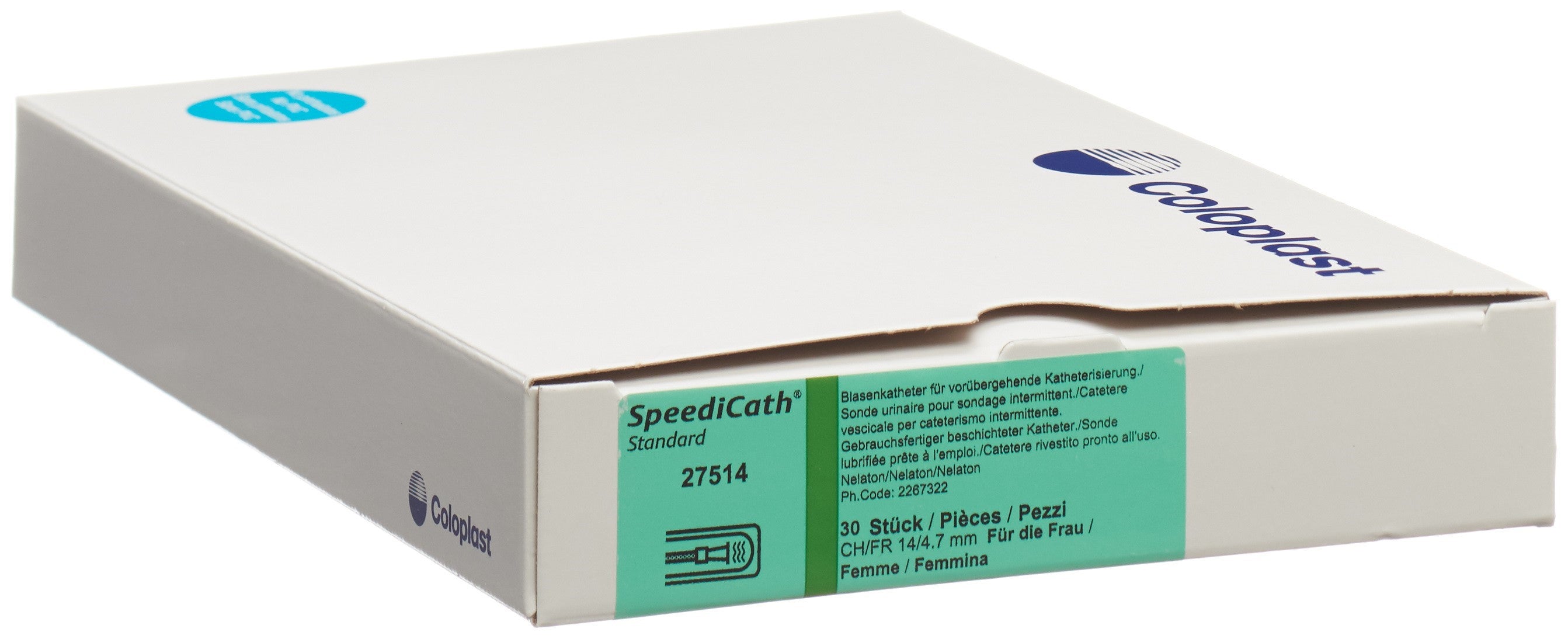 SPEEDICATH Sonde Urinaire CH14 20cm Femme Confort | 30 Sachet