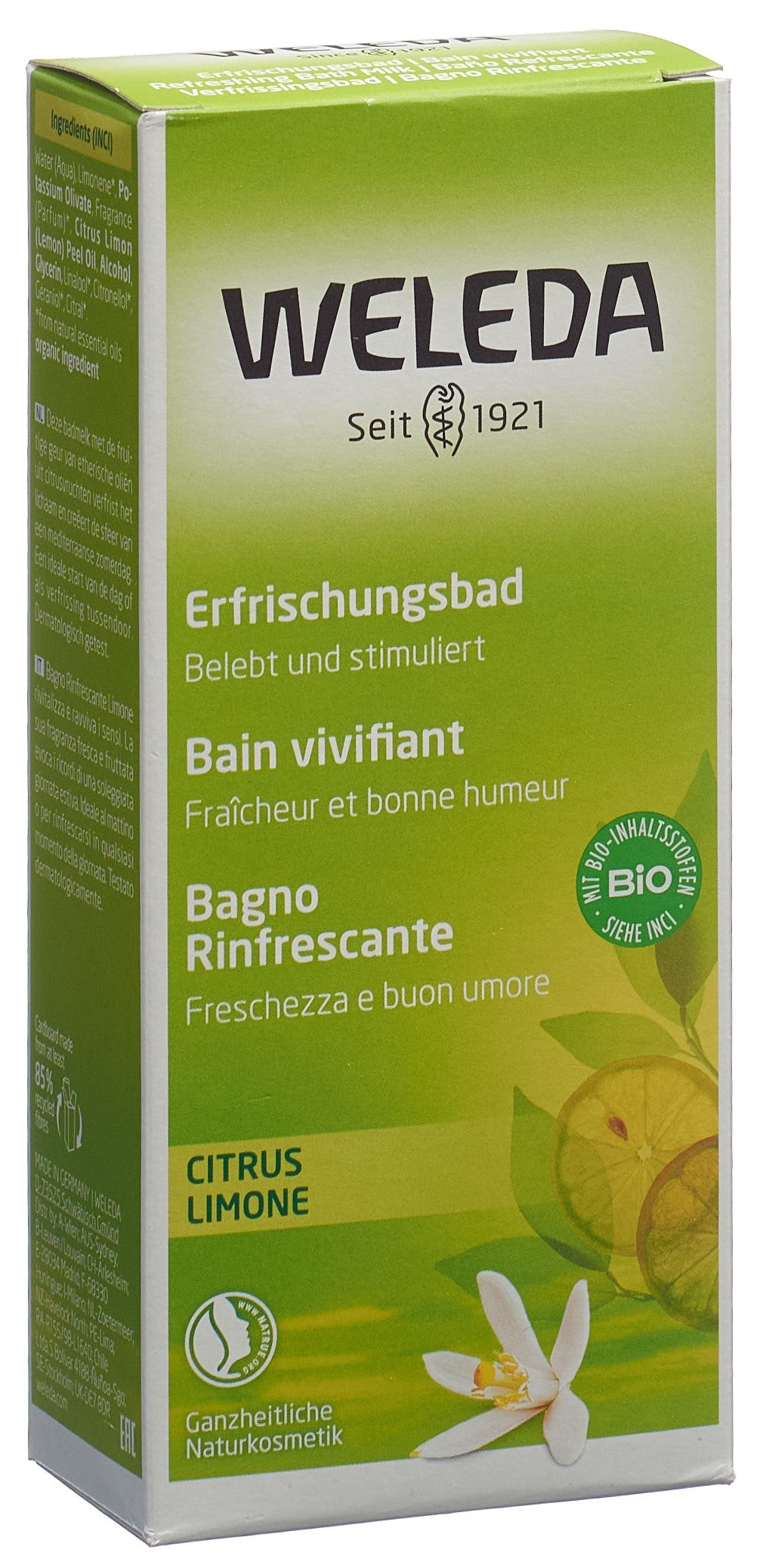 WELEDA bain vivifiant citrus fl 200 ml