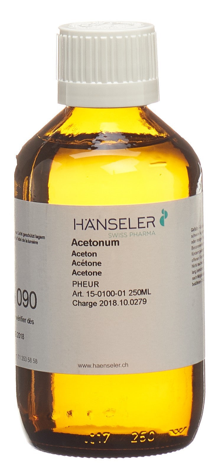 HÄNS Acétone Ph. Eur. Nettoyant Puissant | 250 ml
