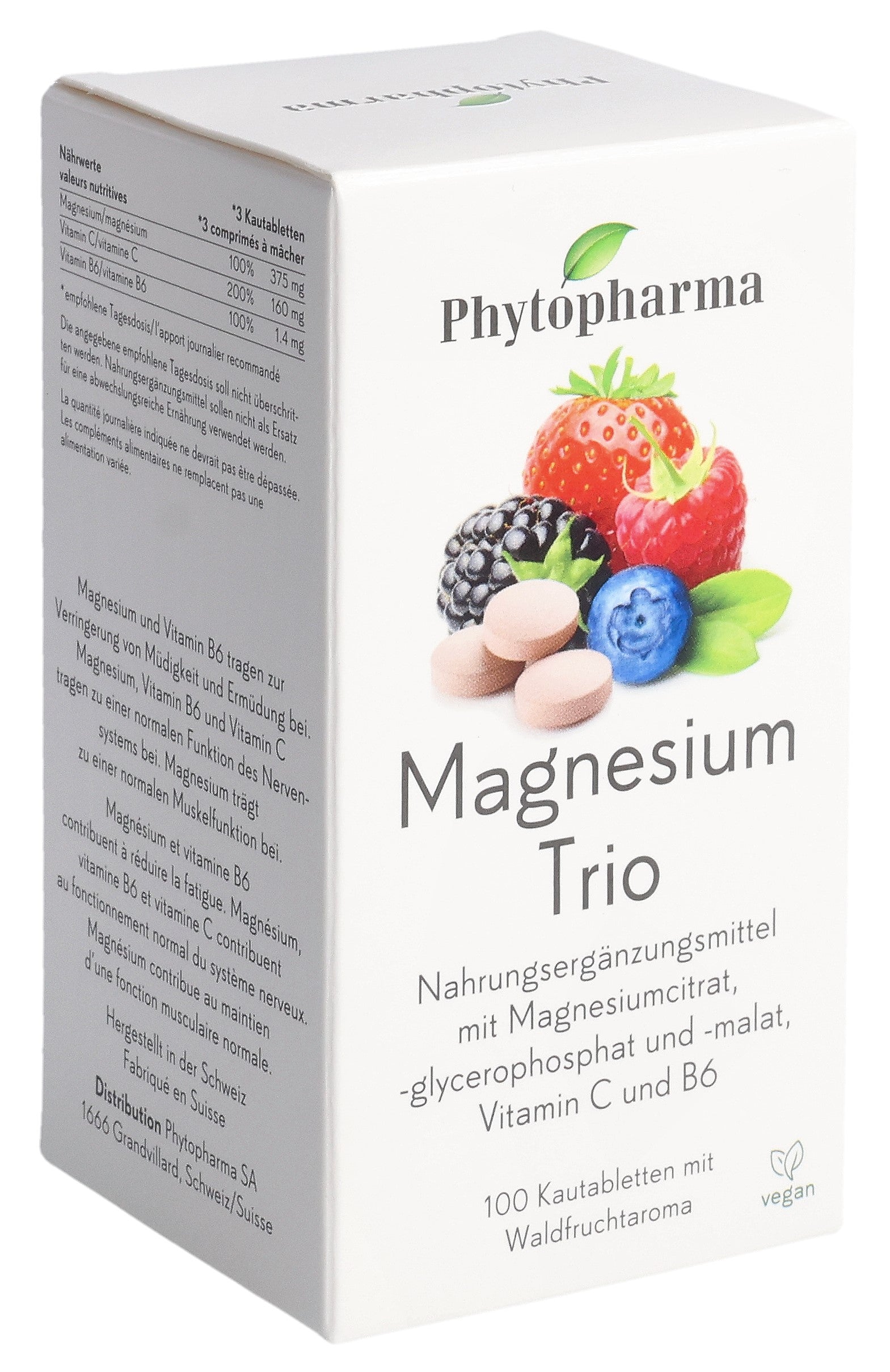 PHYTOPHARMA magnésium trio bte 100 pce