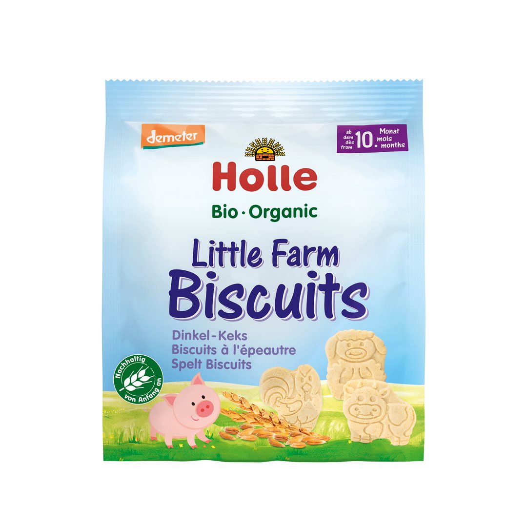 Holle Little Farm Biscuits Bio 100g | Goût Délicieux