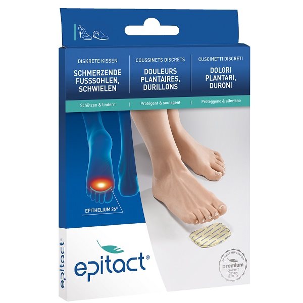 EPITACT Coussinets Discrets Soulagement Douleur Pieds | 1 Paire