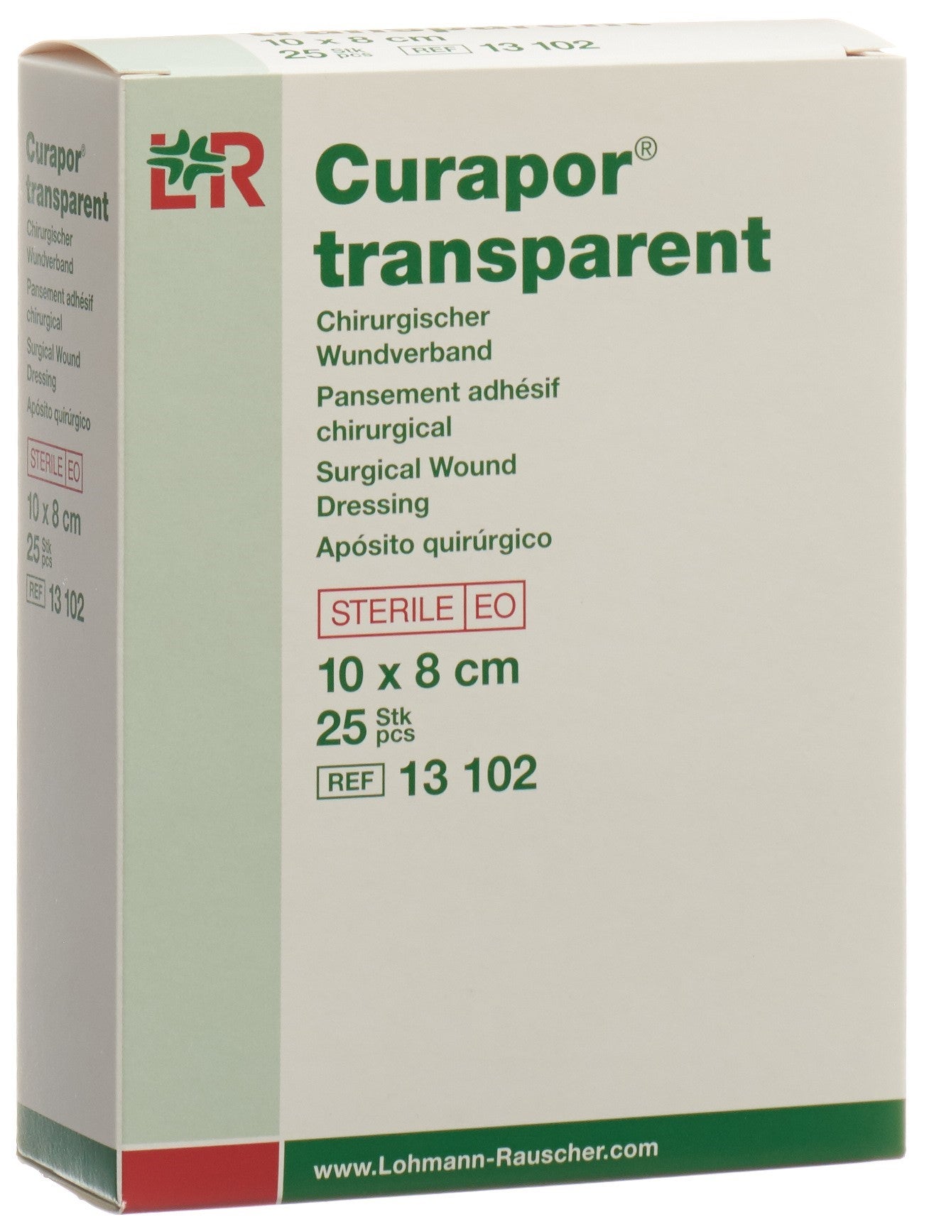 CURAPOR Pansement Adhésif Transparent 8 x 10 cm | Lot de 25