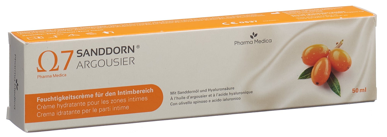 Argousier Sanddorn Crème Hydratante Peau Sèche 50 ml