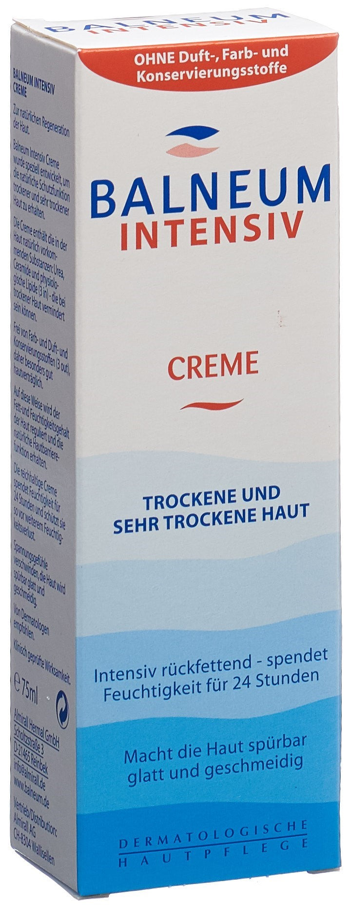 BALNEUM Intensiv Crème Réparatrice Peaux Sèches 75 ml