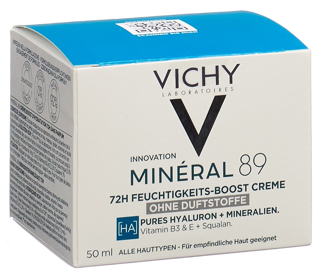 VICHY Minéral 89 crème riche sans parfum 50 ml