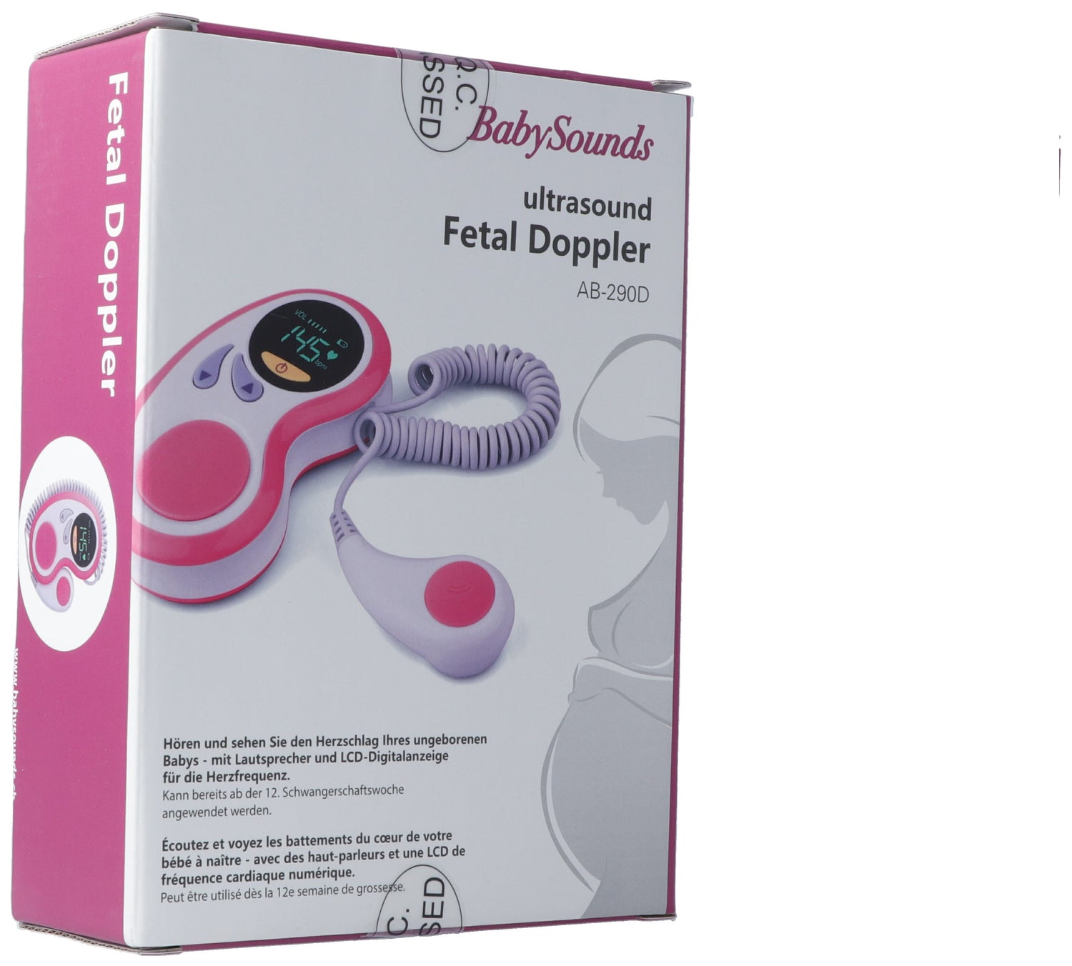 BABYSOUNDS Doppler Foetal Numérique Haut-Parleur | Écoutez Bébé