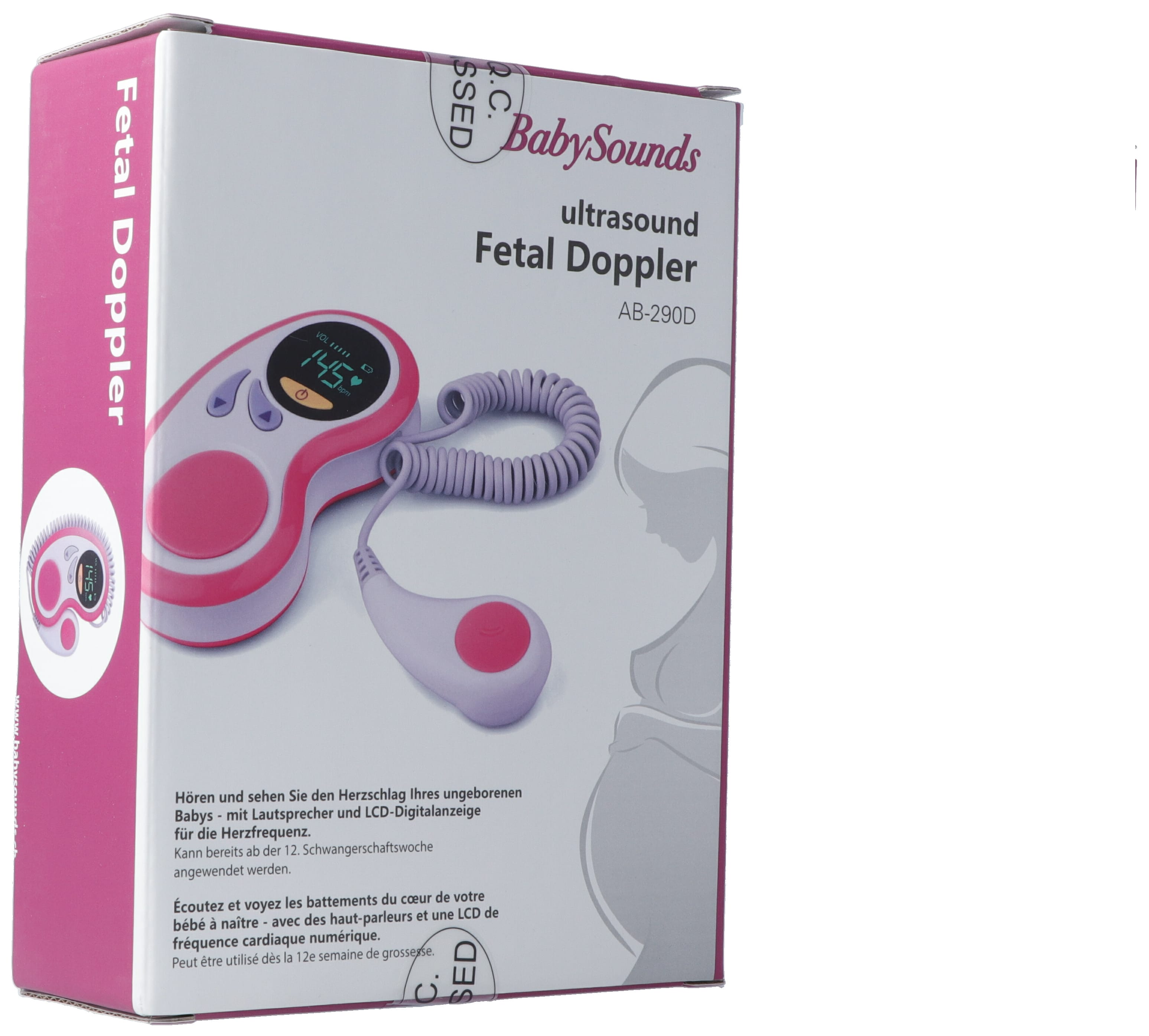 BABYSOUNDS Doppler Foetal Numérique Haut-Parleur | Écoutez Bébé