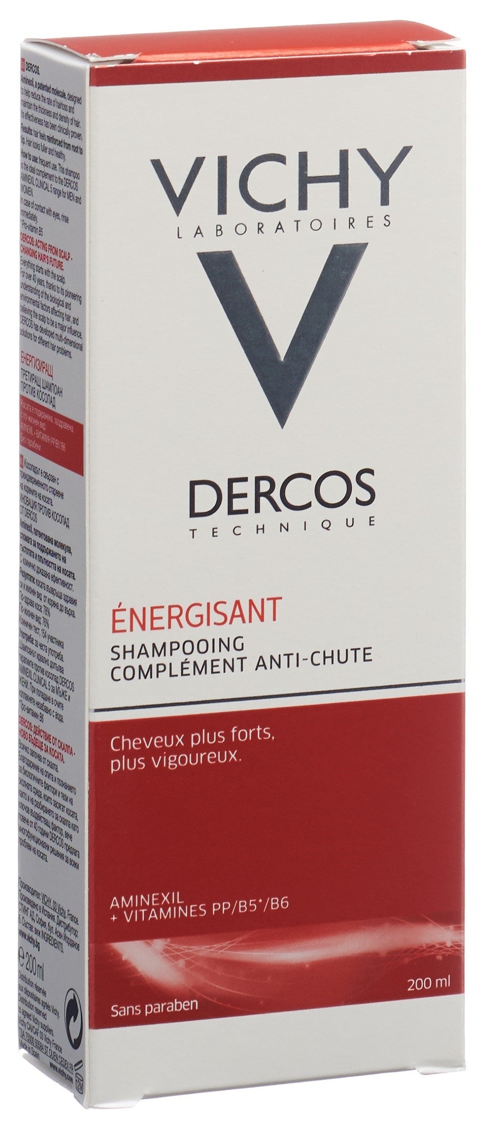 VICHY Dercos Shampooing Energis Aminexil FR 200 ml