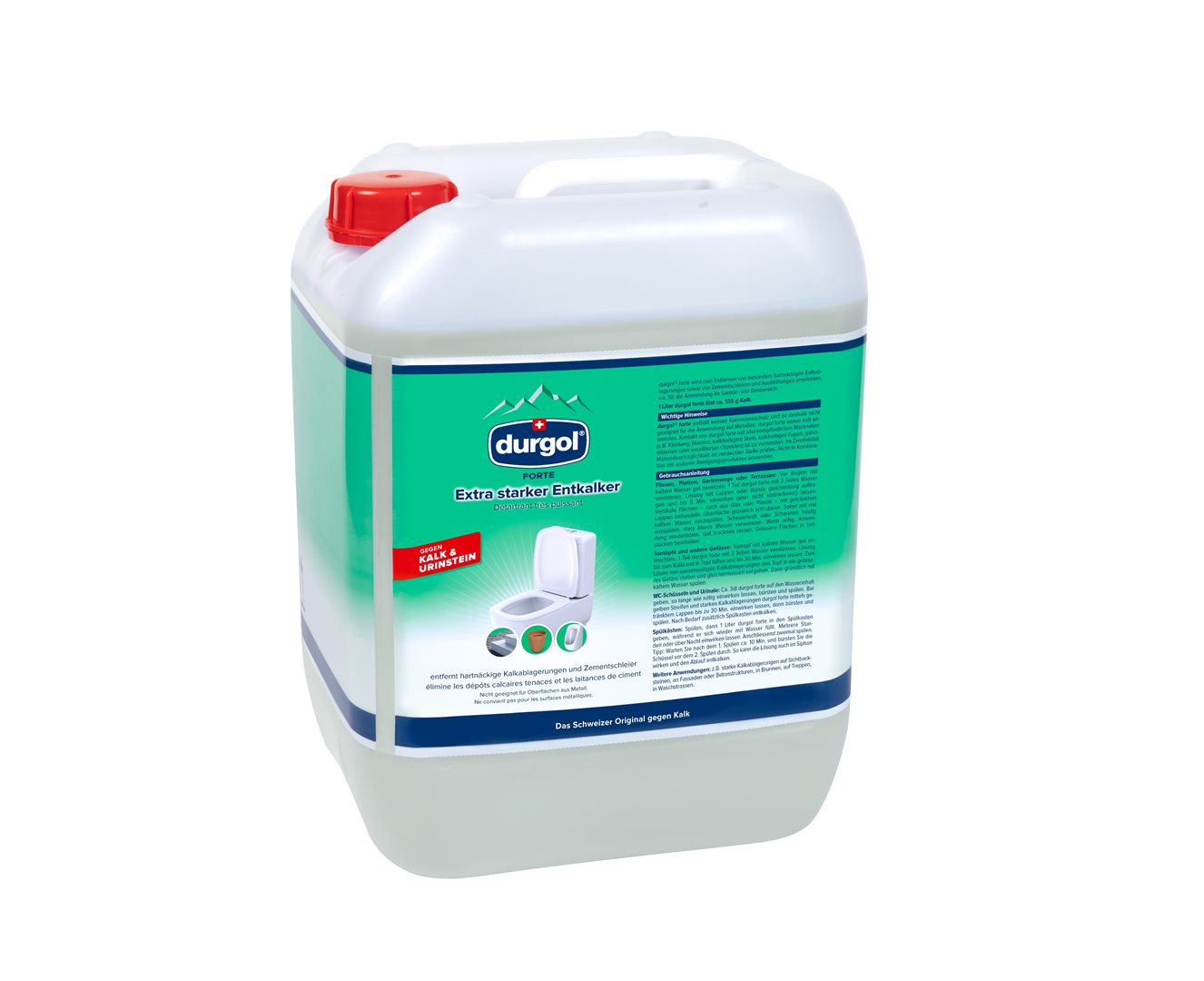 Durgol Forte Détartrant Puissant Bidon 10 L | Nettoyage Efficace