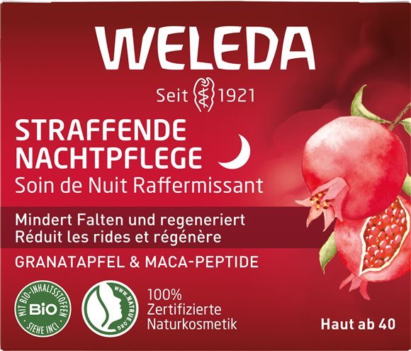 WELEDA Soin nuit raffermissant grenade&amp;maca 40 ml