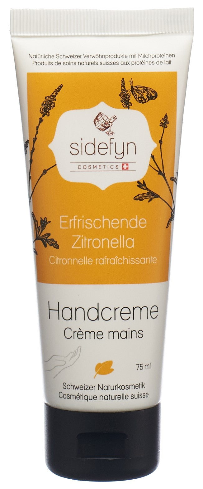 SIDEFYN Crème Mains Citronnelle Rafraîchissante 75 ml