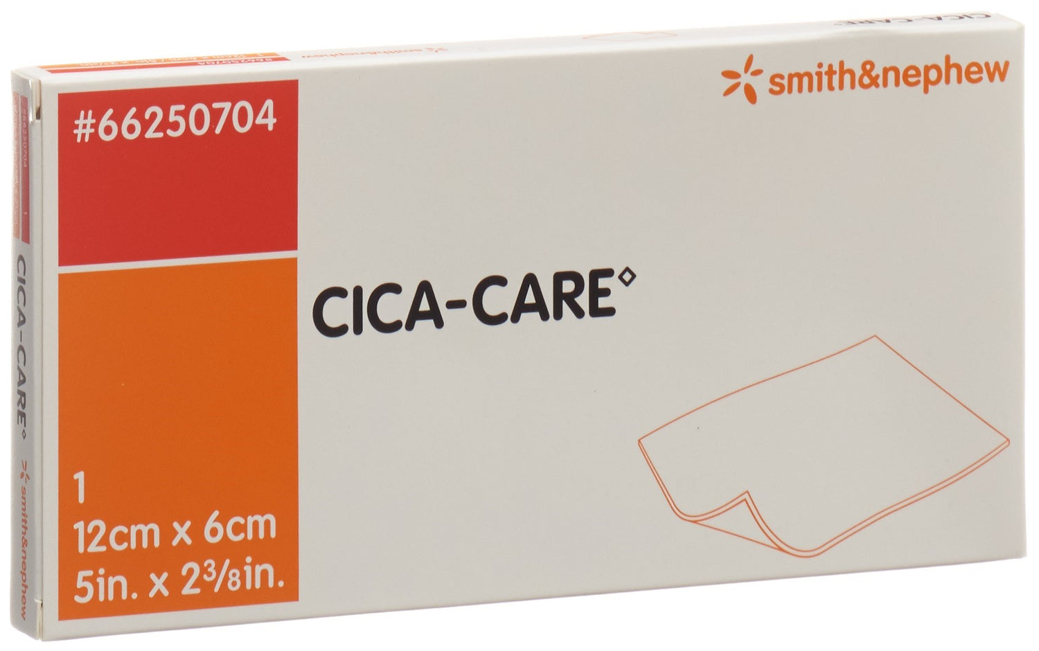 CICA-CARE Plaque Gel Silicone Cicatrices | 6 x 12 cm Efficace