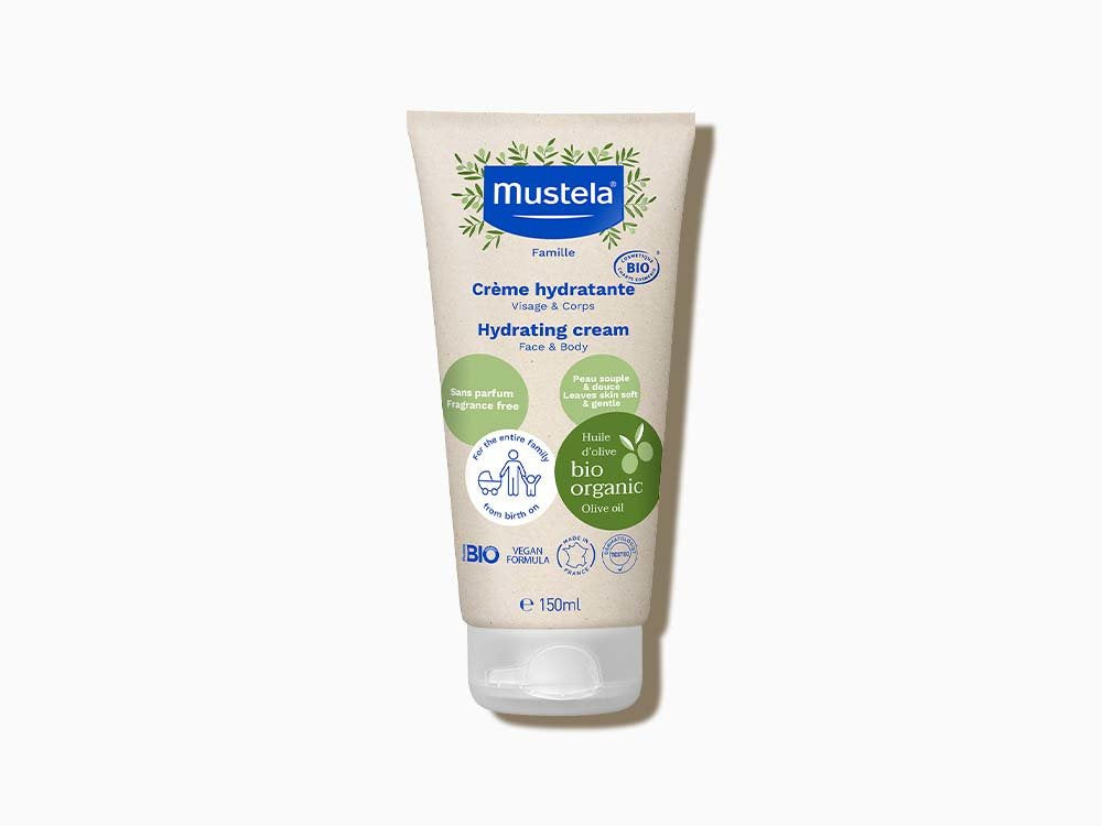 Mustela BIO Crème Hydratante Bébé | Peau Sèche 150 ml
