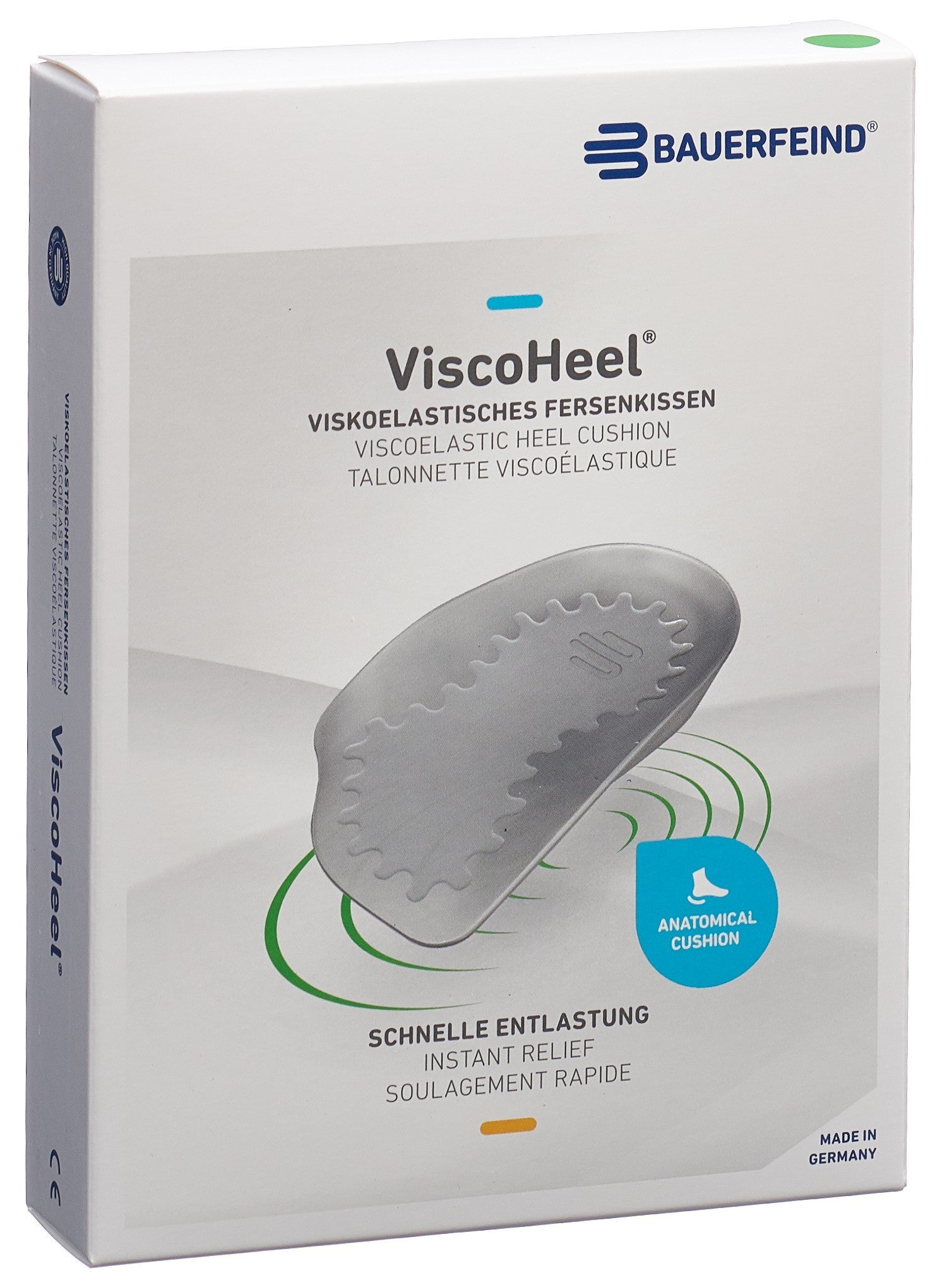 BAUERFEIND ViscoHeel Talonnettes Confort &amp; Soutien | 1 Paire Taille 2