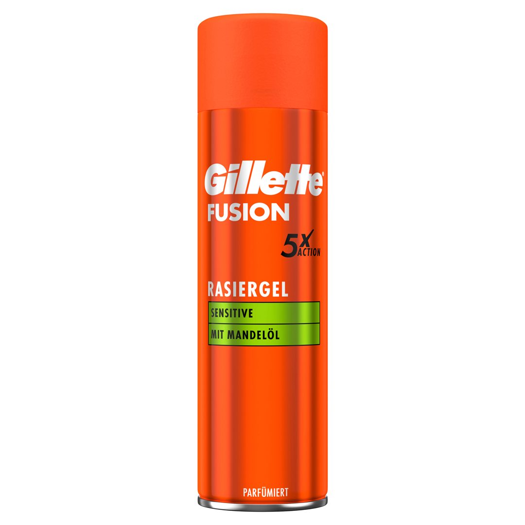 Gillette Fusion5 Gel Rasage Peaux Sensibles 200 ml | Confort &amp; Protection