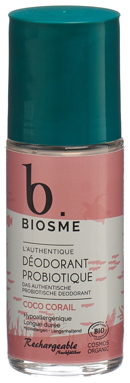 BIOSME Déodorant Probiotique Coco Corail 50 ml | Fraîcheur Naturelle