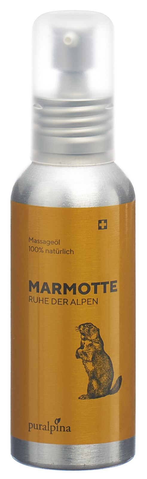 PURALPINA Huile de Massage Marmotte Bio - Apaisante &amp; Réconfortante | 100 ml