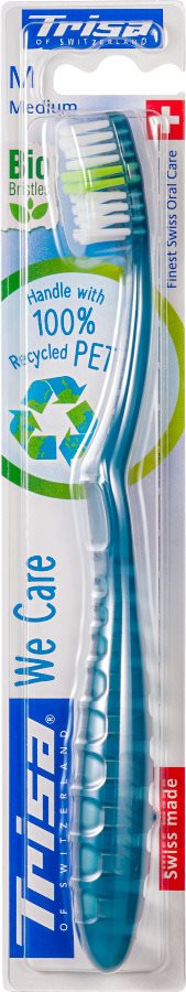 TRISA We Care Brosse à Dents Medium Soin Buccal | 1 Pièce