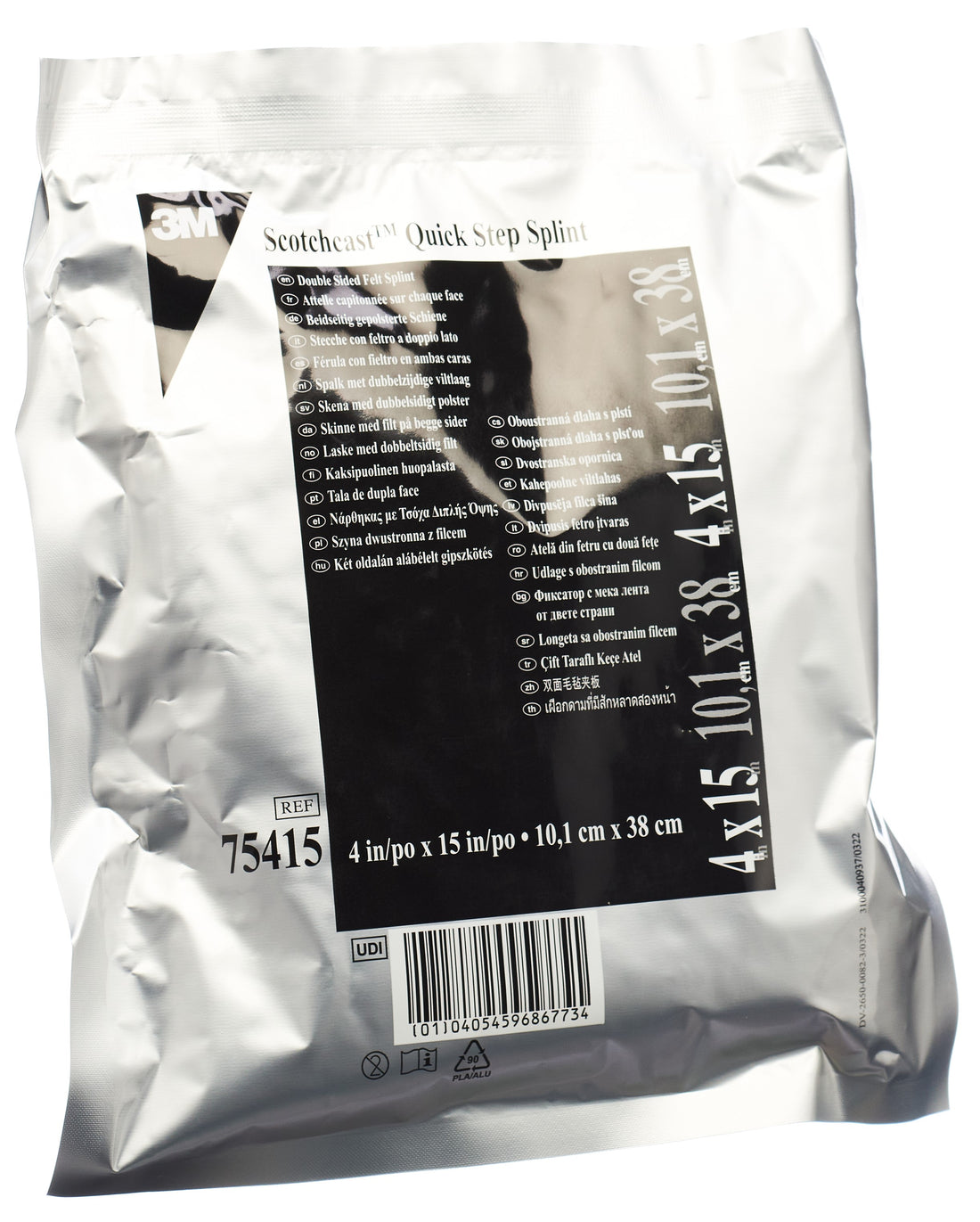 3M Scotchcast Quick Step Splint 10.1x38.1cm