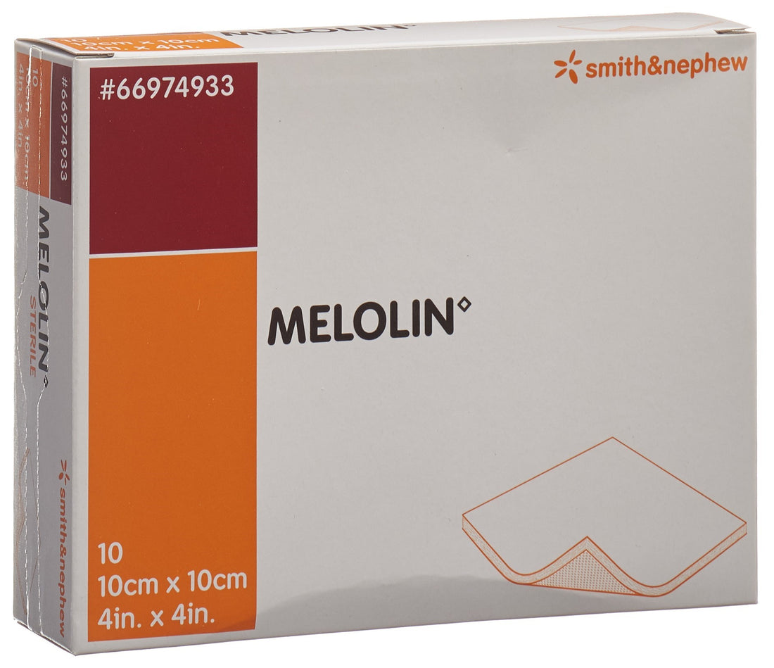 Melolin Compresses Absorbantes Stériles 10x10cm | 10 Sachets