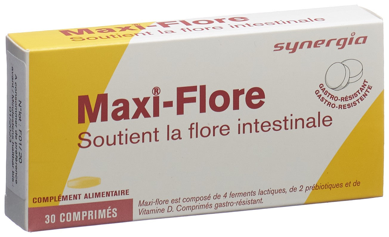SYNERGIA Maxi Flore Équilibre Intestinal | 30 Comprimés