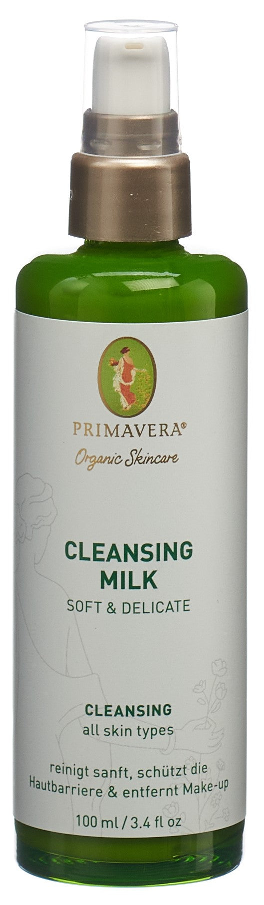 PRIMAVERA Lait Nettoyant Doux Peau Sèche 100 ml