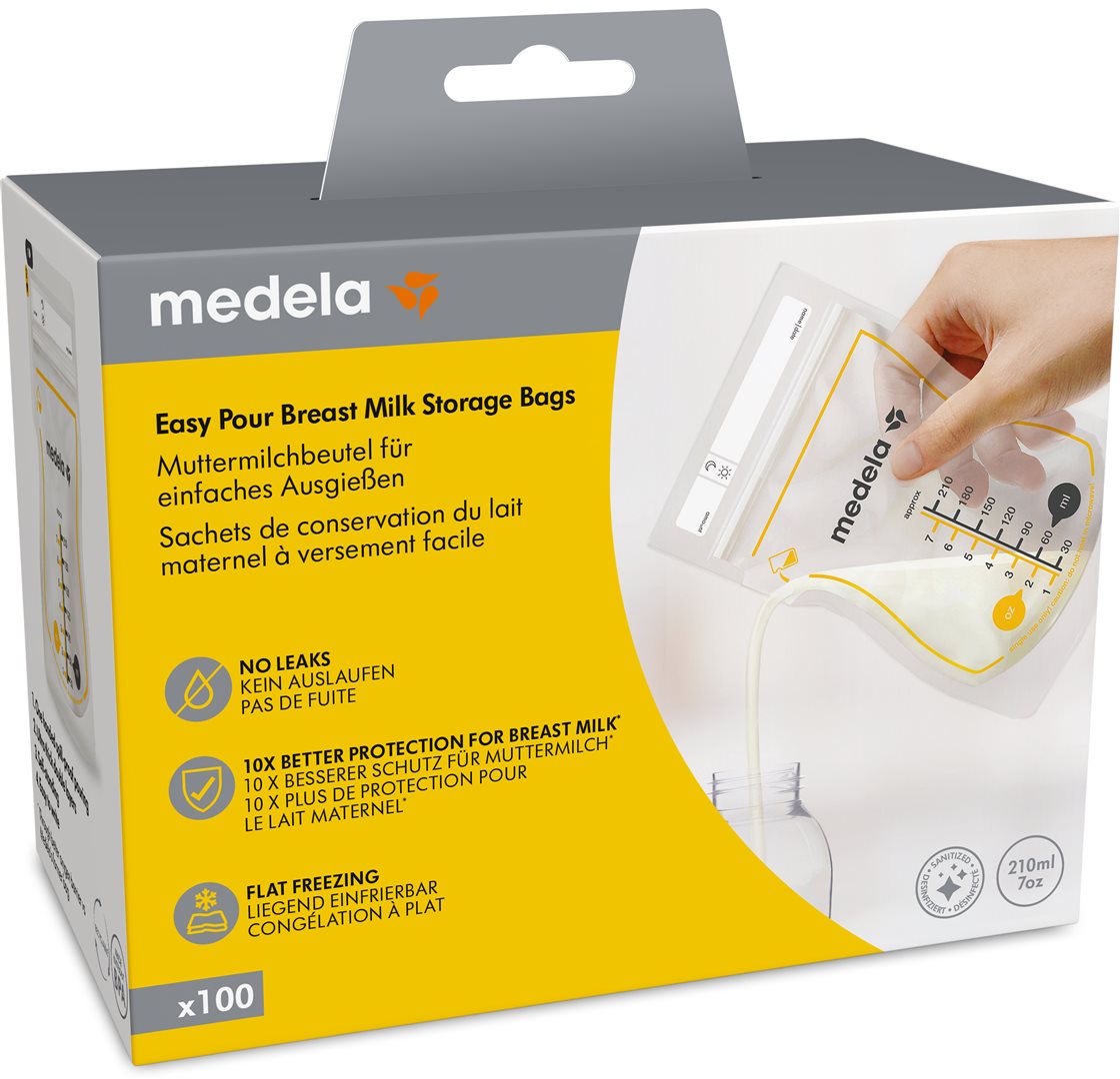 Medela Easy Pour Sachets Conservation Lait Maternel 100 Pièces