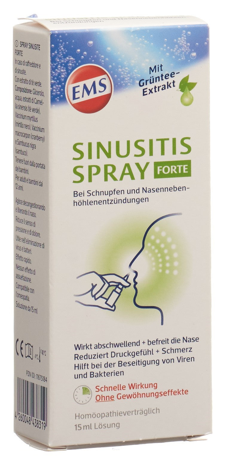 EMS Spray Sinusite Forte Soulagement Rapide 15 ml