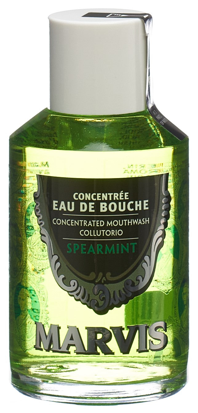 Marvis Bain de Bouche Menthe Verte 120 ml Fraîcheur Intense | Soin Buccal