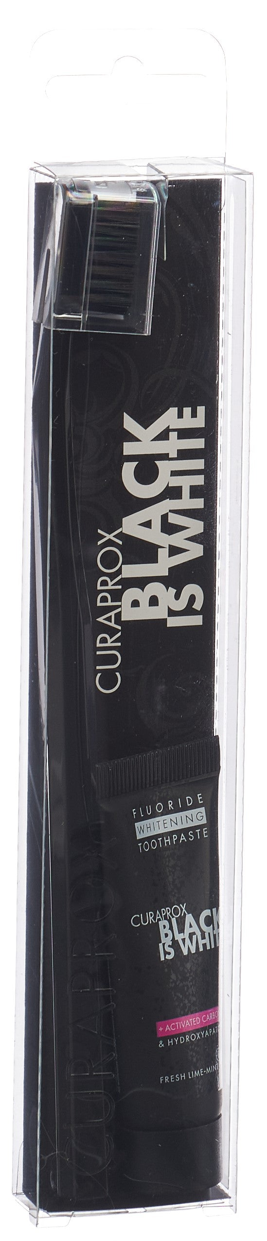 CURAPROX Black is White Dentifrice Éclaircissant | Pack 2x90ml