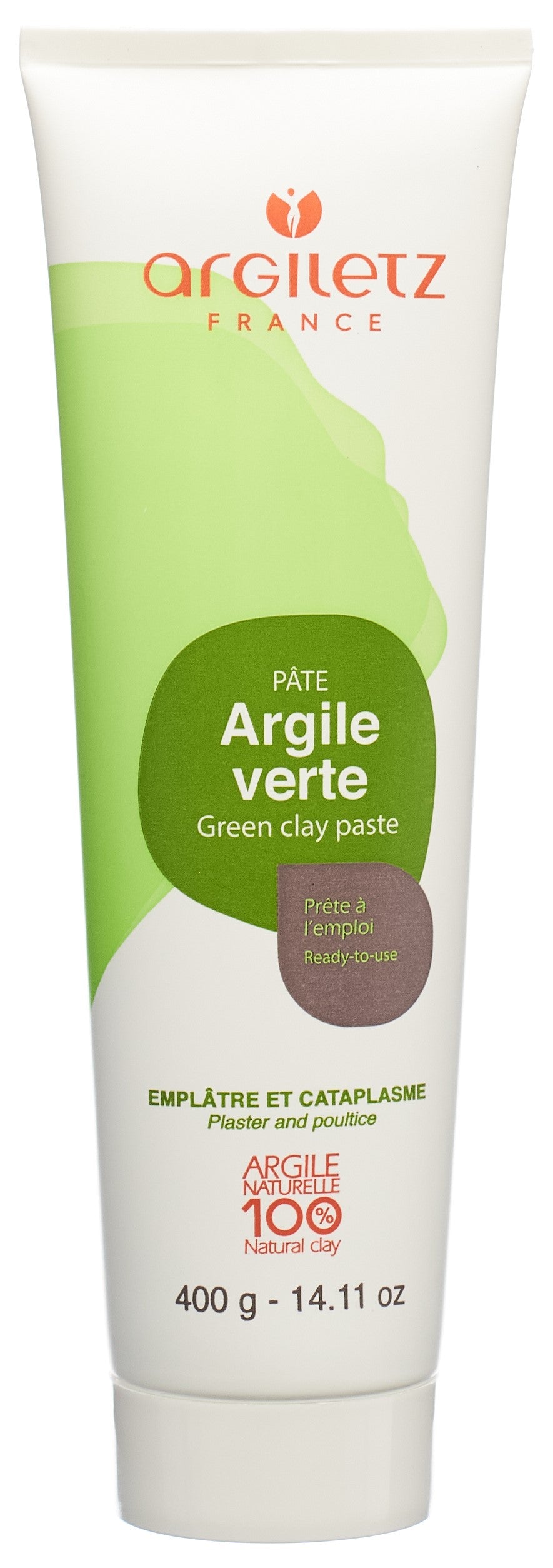 Argiletz Pâte Argile Verte Instantanée Soin Purifiant | 400 g