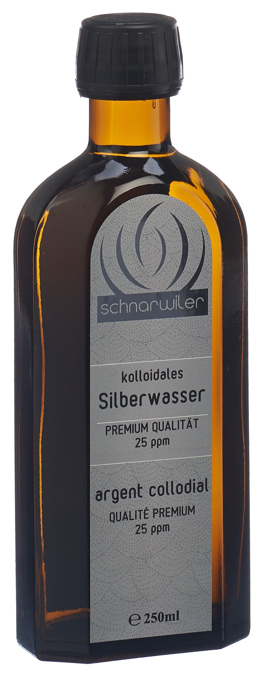 Schnarwiler Argent Colloïdal Pur 25ppm Soin Naturel | 250 ml