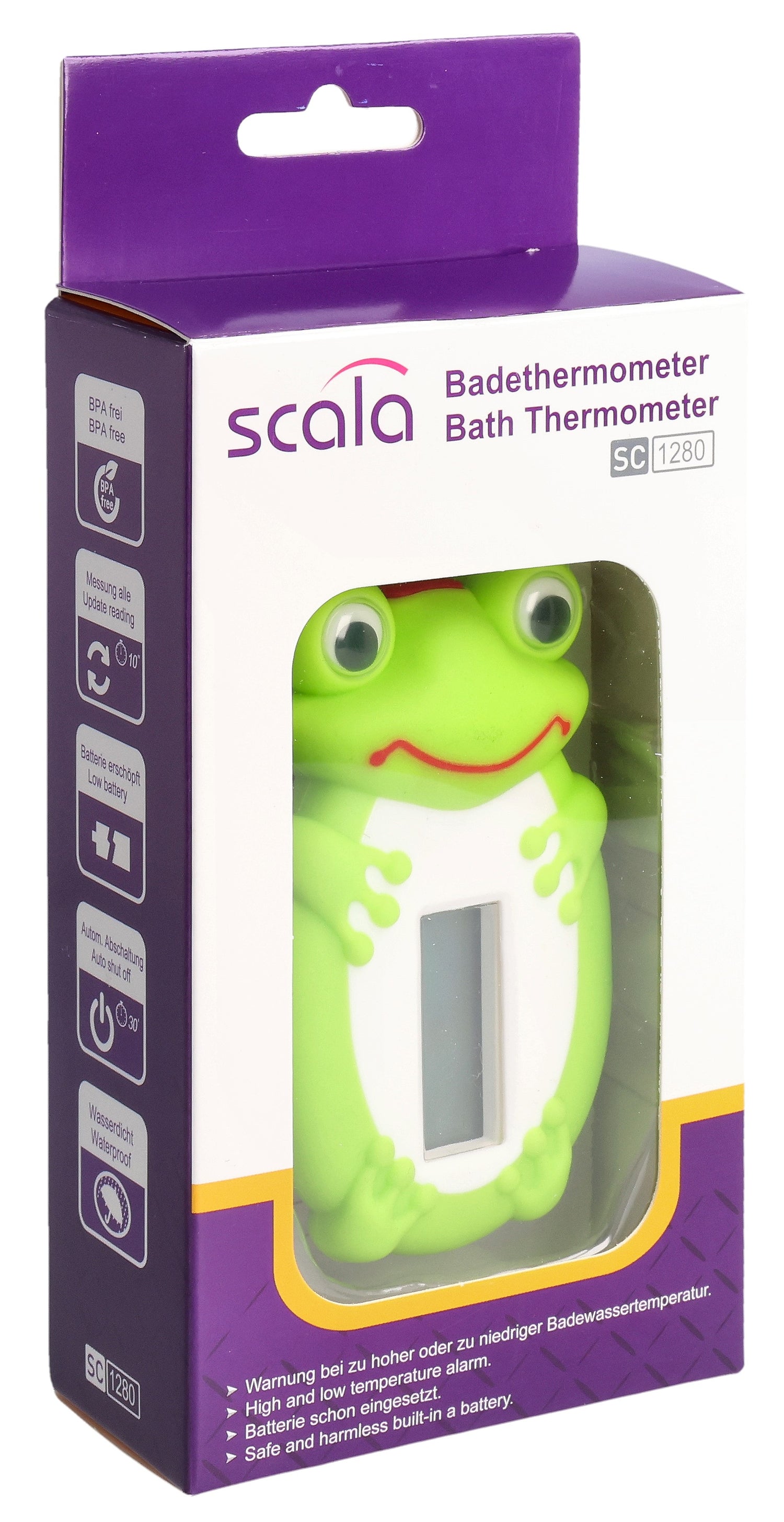 SCALA Thermomètre Bain Digital Grenouille Précis | SC 1280P