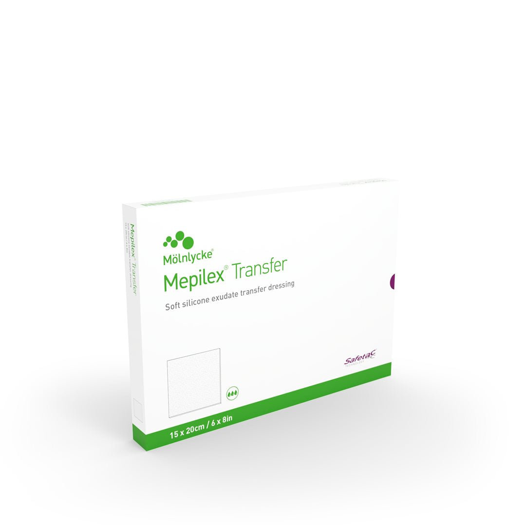 Mölnlycke MEPILEX Transfer Pansement Adhésif Safetac 15 x 20 cm - 5 Pièces