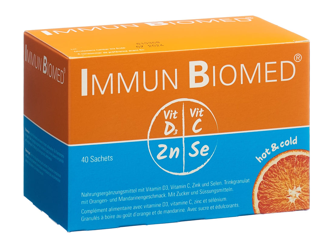 IMMUN BIOMED Immunostimulant Renforce le système immunitaire | Granulés 40 pièces