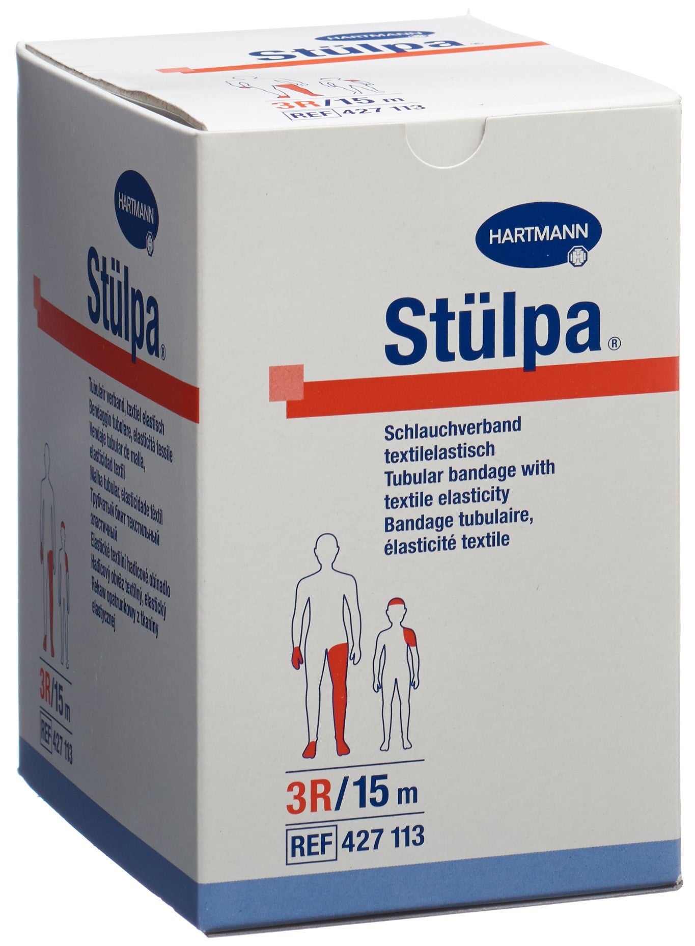 STÜLPA Bandage Tubulaire Taille 3 Confortable 8 cm x 15 m | Rouleau Médical