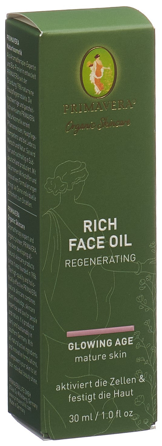 PRIMAVERA Huile Visage Riche Éclat Anti-Âge 30 ml