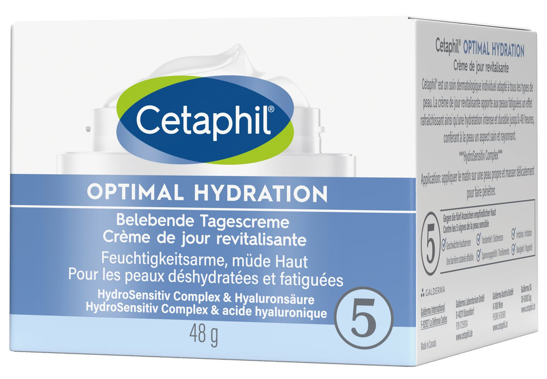 CETAPHIL Optimal Hydration Crème Jour Revitalisante 48 g | Hydratation Intense