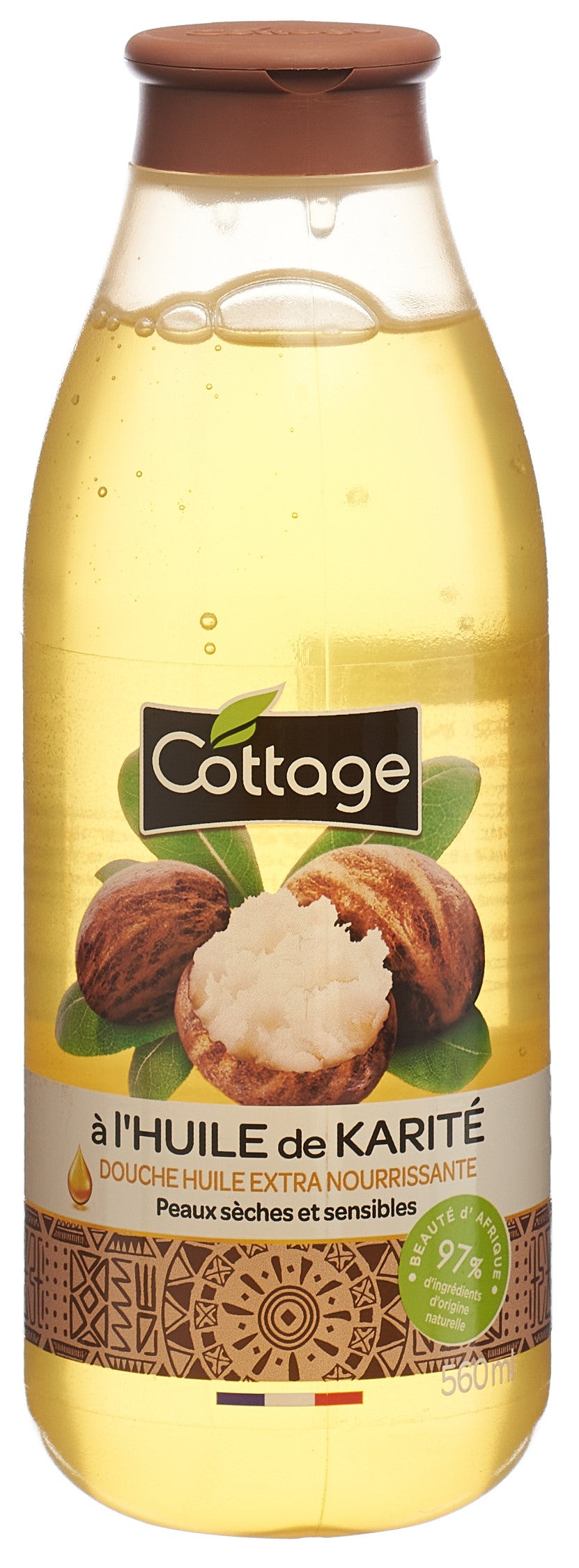 Cottage Huile de Douche Karité Nourrissante 560 ml