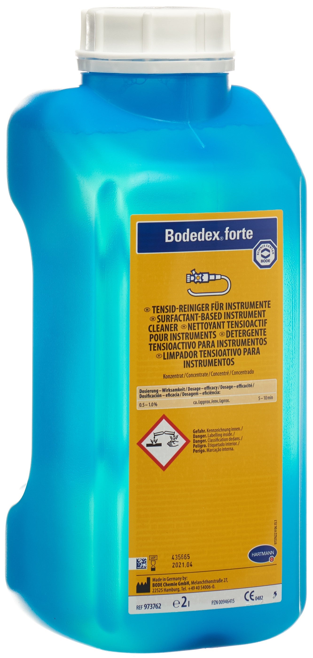 BODEDEX Forte Détergent Instruments Stérilisation 2 L
