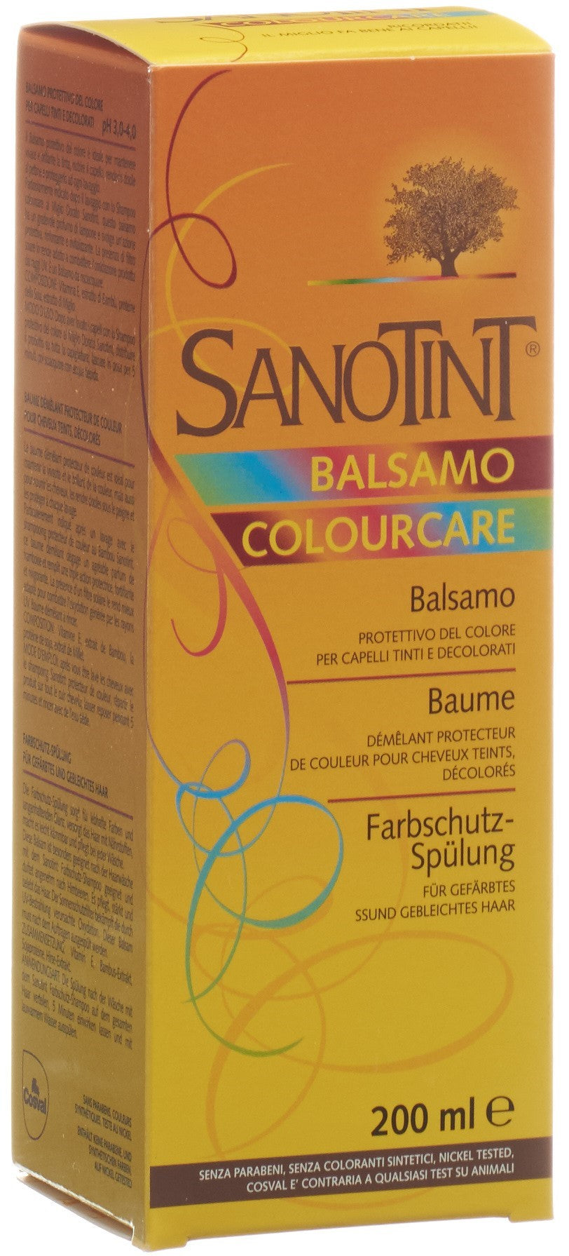 SANOTINT Baume Protecteur Démêlant Cheveux Colorés 200 ml