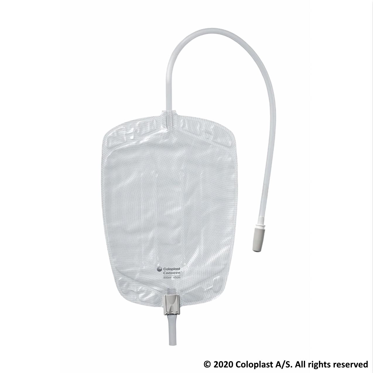 CONVEEN Poche Urinaire Multi 600ml 45cm Anti-Reflux 10 Pièces