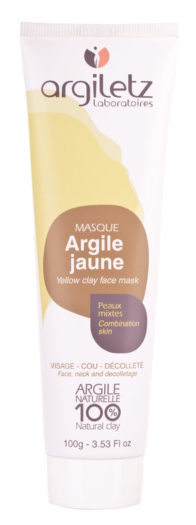 Argiletz Masque Argile Jaune Purifiant | Tube 100 ml