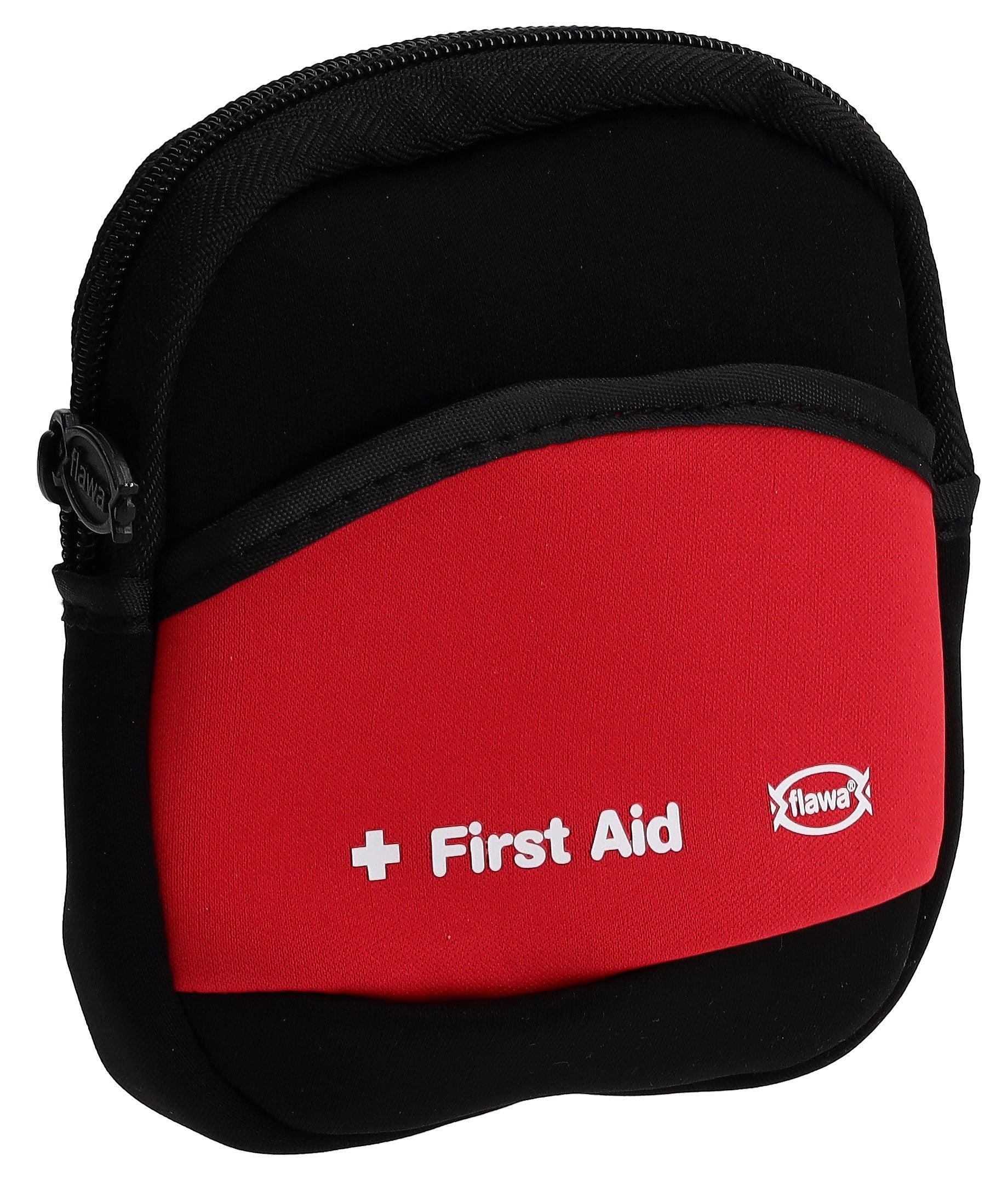 FLAWA Étui Néoprène Noir/Rouge - Protection Discrète | Pharmacie