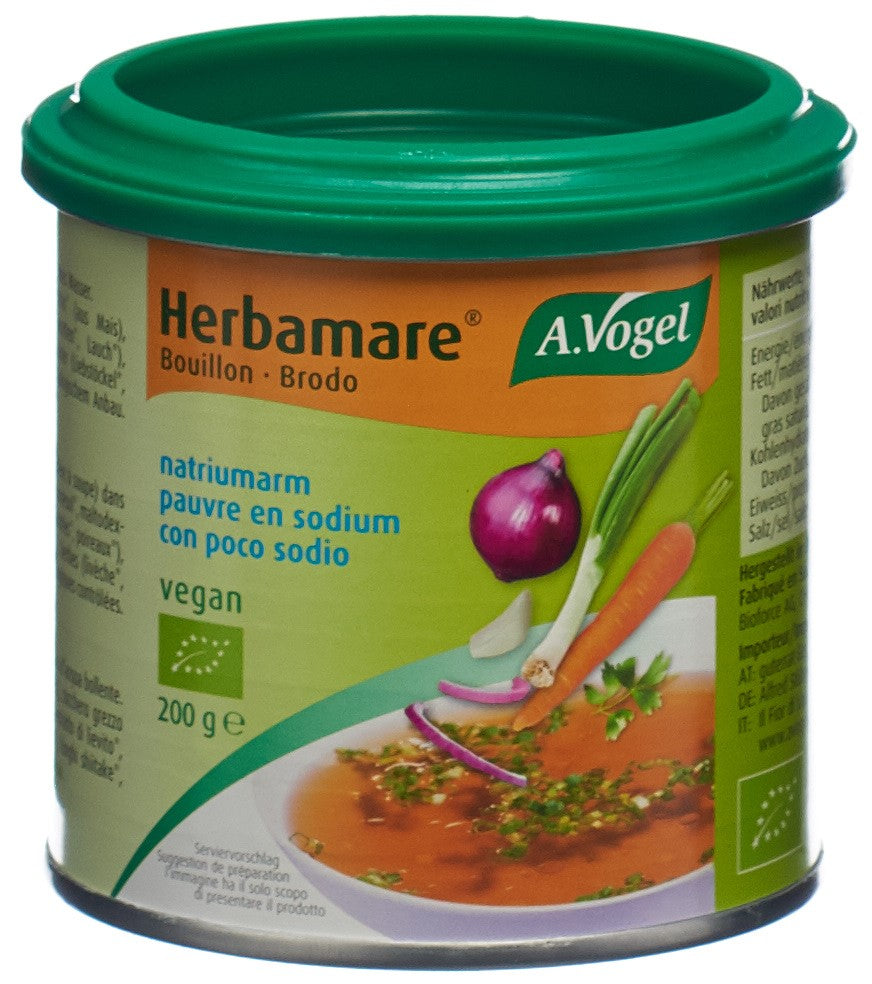 VOGEL Herbamare bouillon pauvre sel bio bte 200 g