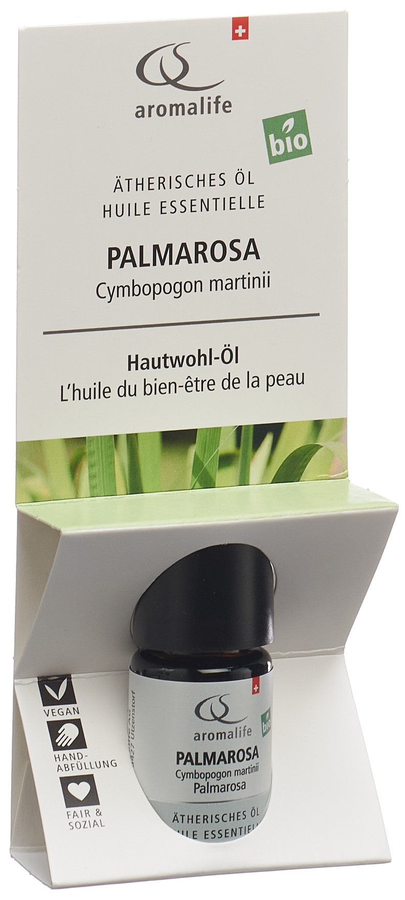 AROMALIFE Huile Essentielle Palmarosa BIO 5 ml | Soin Naturel