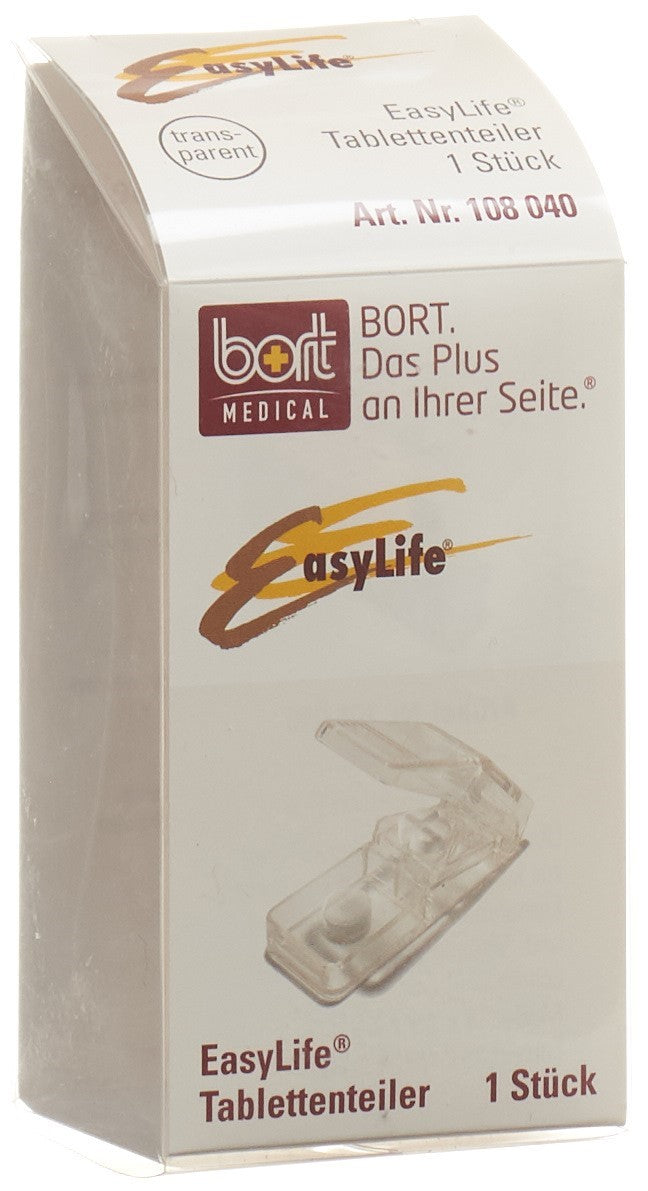 BORT EASYLIFE Coupe-comprimés Transparent Facile | Diviseur Pilule